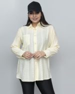 شومیز حلقه‌آستین‌دار شیشه‌ای - تصویر 3