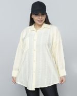 شومیز کیمونو شیشه‌ای طرح‌دار - تصویر 3