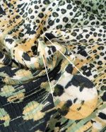 شومیز پلنگی اطلس چاپی - تصویر 2